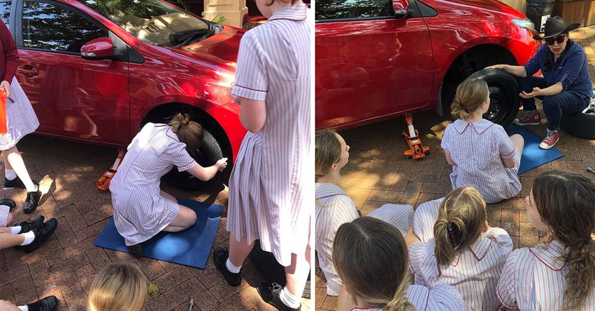 Sydney School Praised For Teaching Girls Car Maintenance Skills