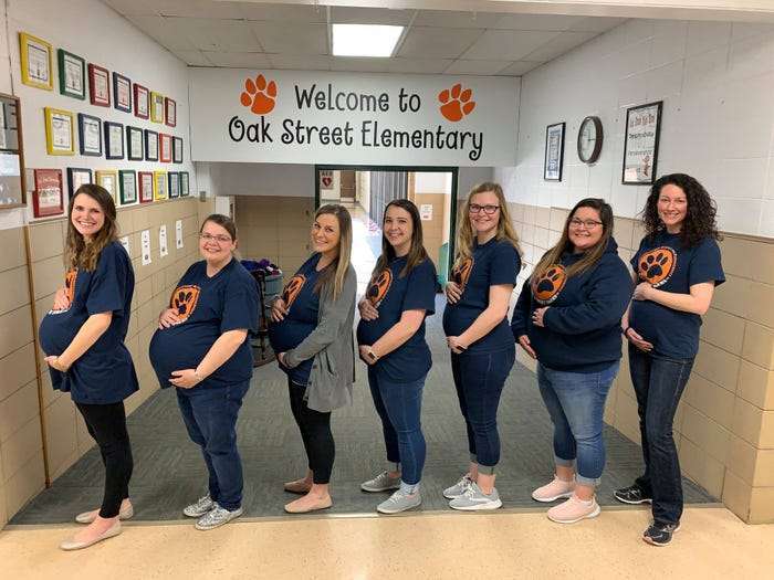 Seven Teachers Were Pregnant At The Same Time In Kansas Elementary School