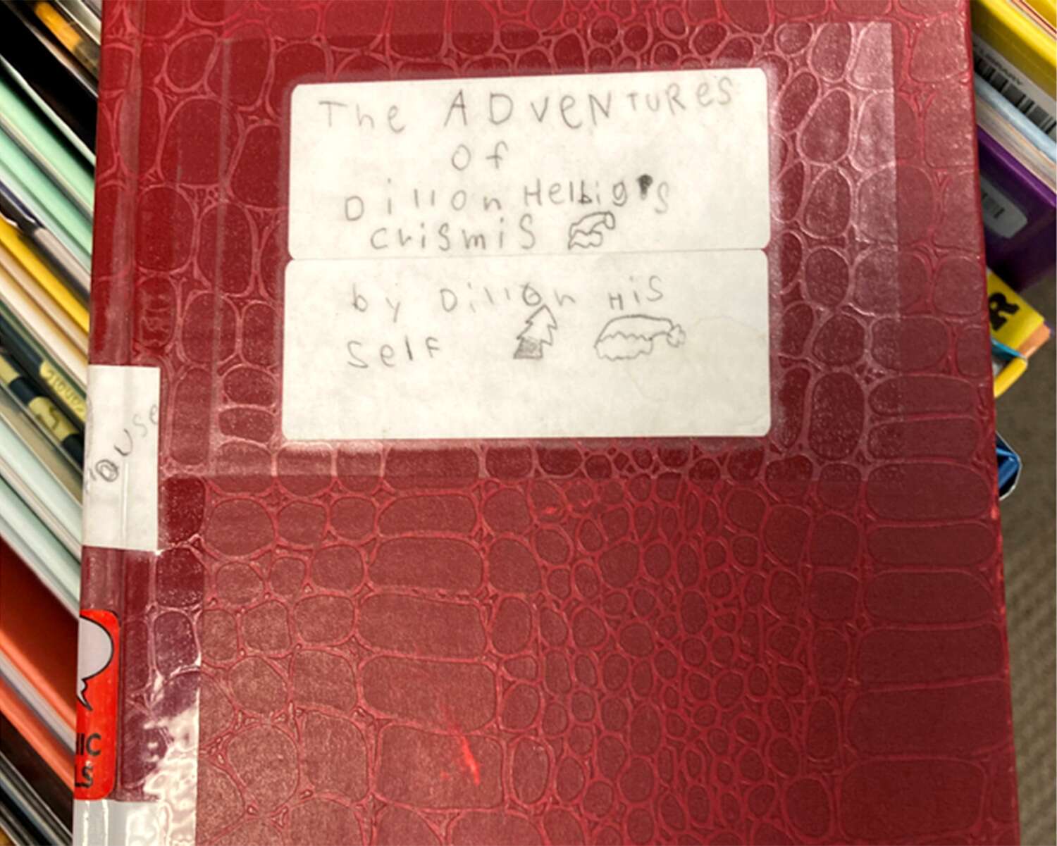Second Grader Sneaked His Handwritten Book To A Library, It’s A Hit