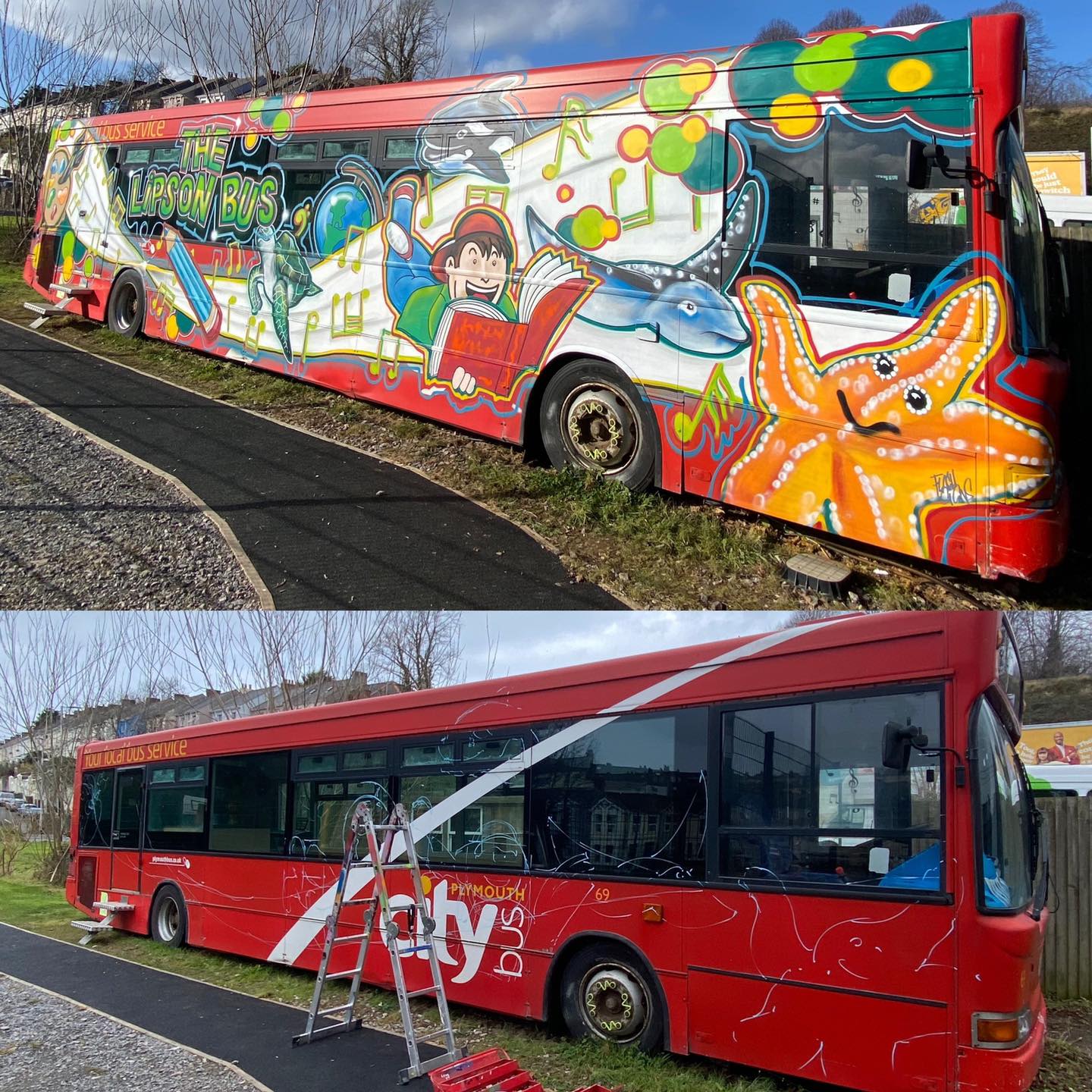 A School In Plymouth Has Converted A Donated Bus Into A Music Classroom