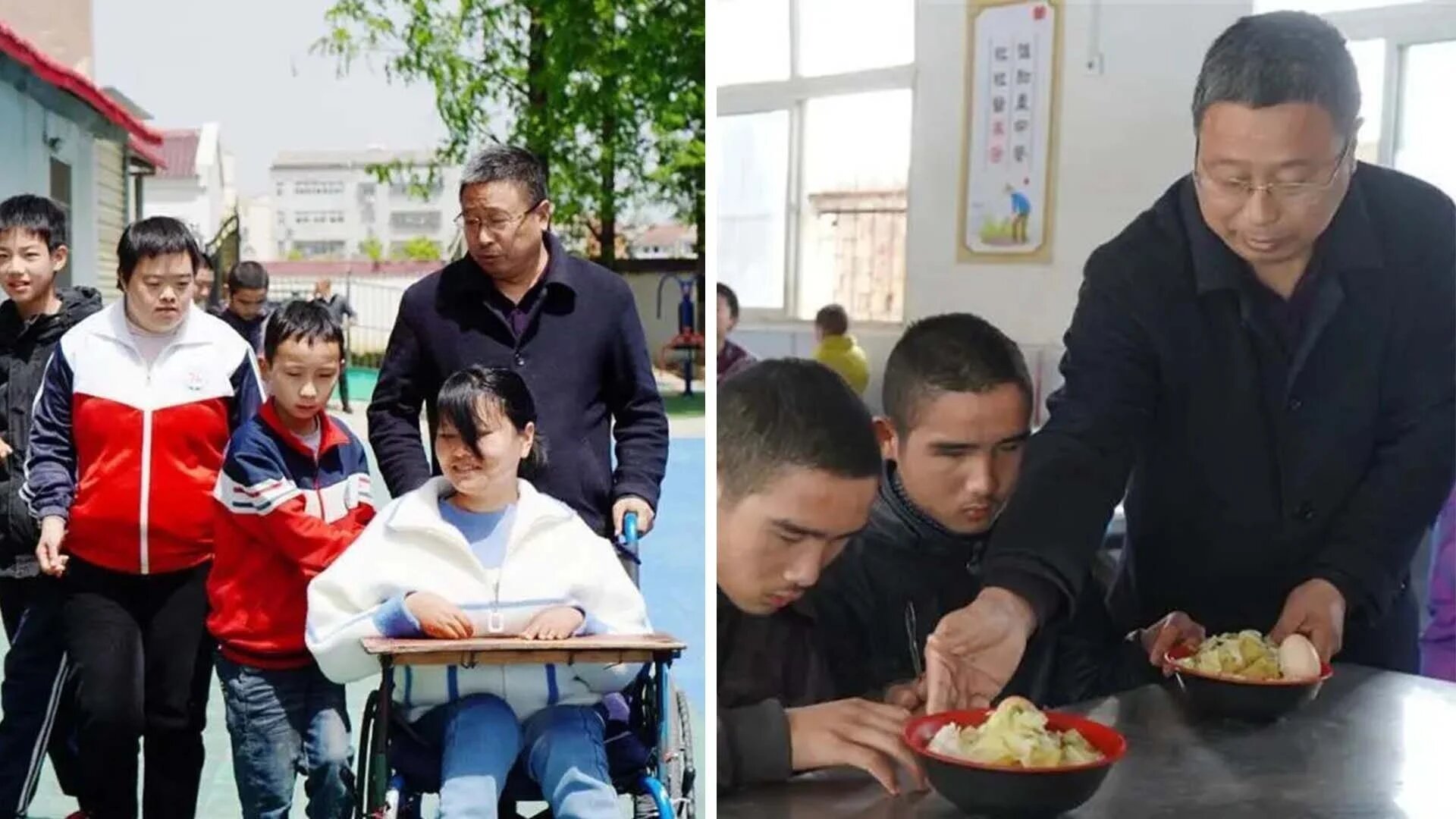 A Chinese Teacher Invests His Life Savings To Help 500 Disabled Kids Providing Them With Free Education